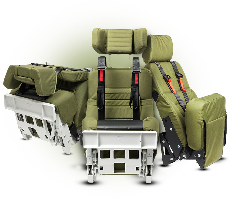 Industrial Seat Belt / Military Seat Belts: Big Rig Seat Belt for Air Ride Style Seat